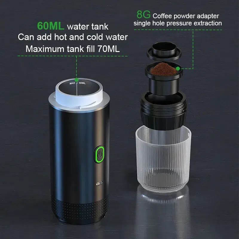 Wireless Electric Portable Espresso Coffee Machine 1 pack