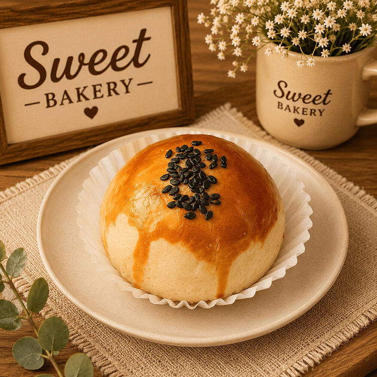 Red Bean Paste & Salted Egg Yolk Pastry 1 count