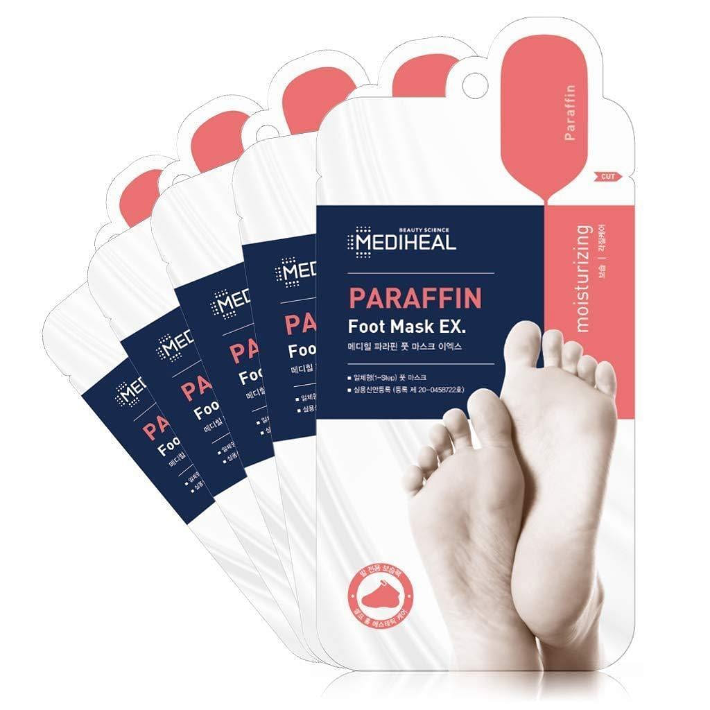 MEDIHEAL Paraffin Foot Mask 5pcs 1 box