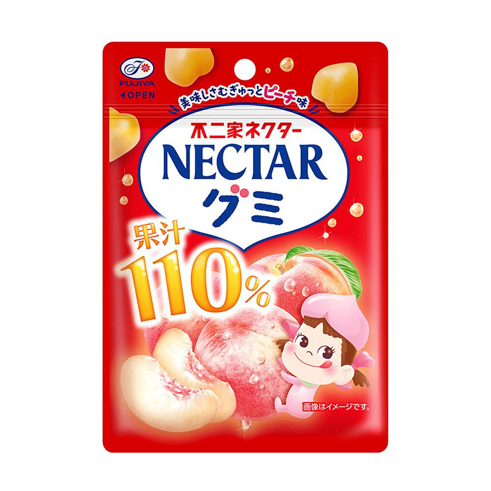 FUJIYA Nectar Heart-Shaped Fruit Gummies 54g 1 count