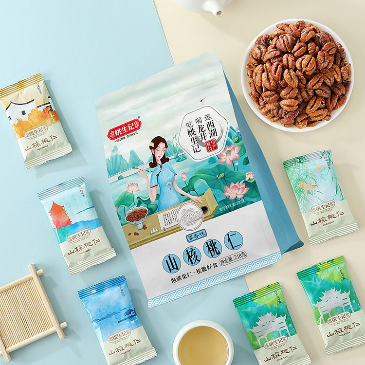 姚生记 临安山核桃仁原香味 218 克
