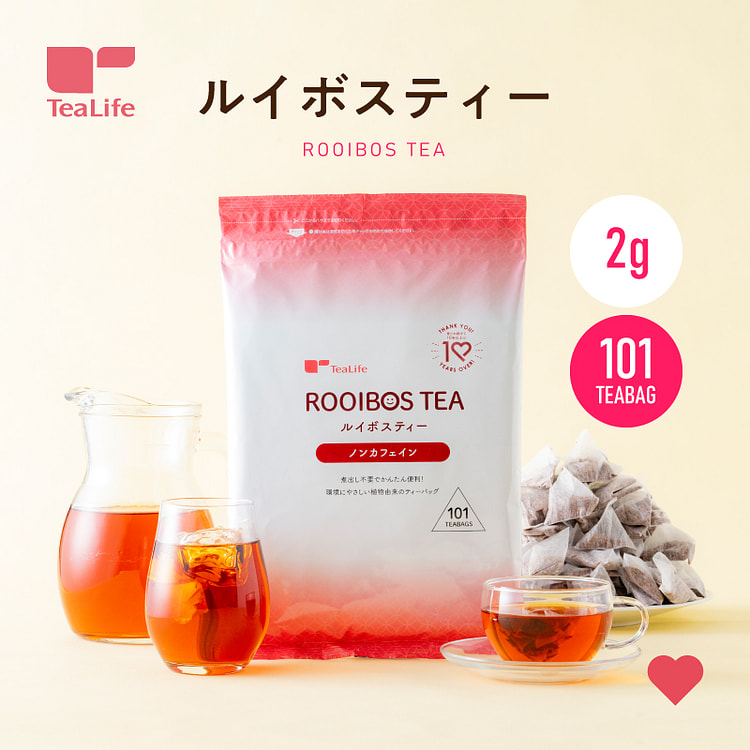 Tea Life Rooibos Tea 101 tea bags 1 pack