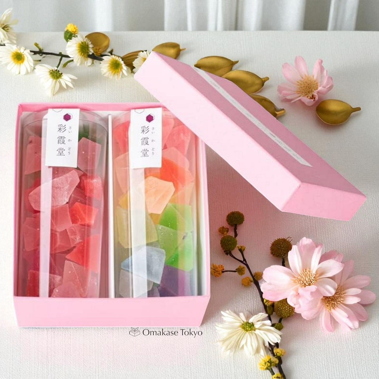 Saikadou Kohakutou Strawberry Gift box 100 g