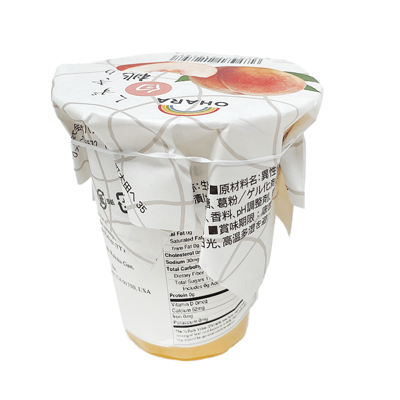 Ohara Kuzukiri Jelly Noodle Peach Flavor 130 그램