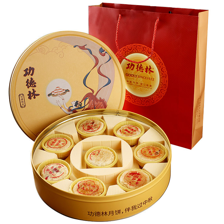 功德明月月饼礼盒635g*1盒