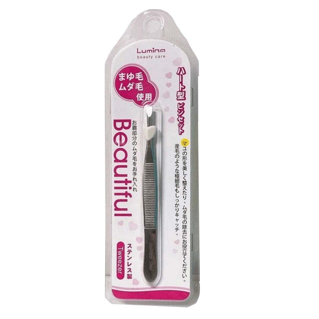 Lumina Brightening Flat-Tip Eyebrow Tweezer 1 pack