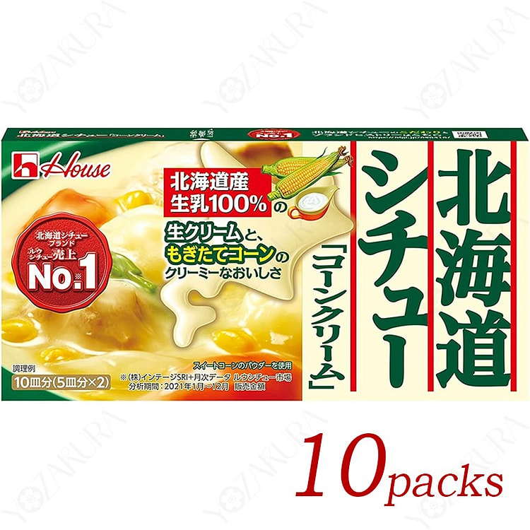 好时 北海道炖菜 玉米奶油味 180g × 10盒