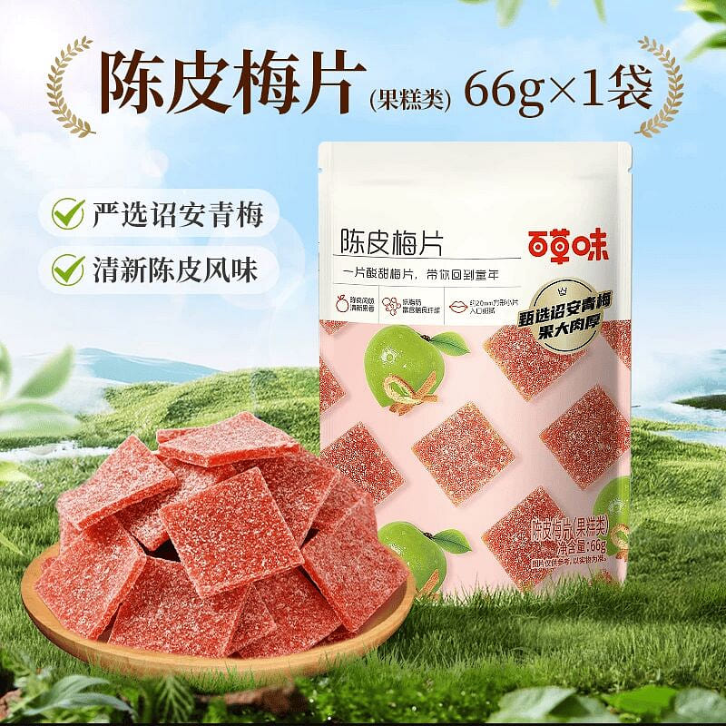 Bai Cao Wei Chenpi Mei Tablets 66g 66 g