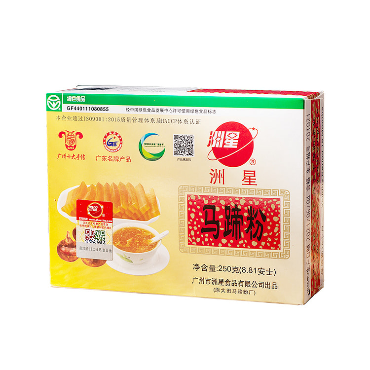 洲星 马蹄粉荸荠粉250g*1盒
