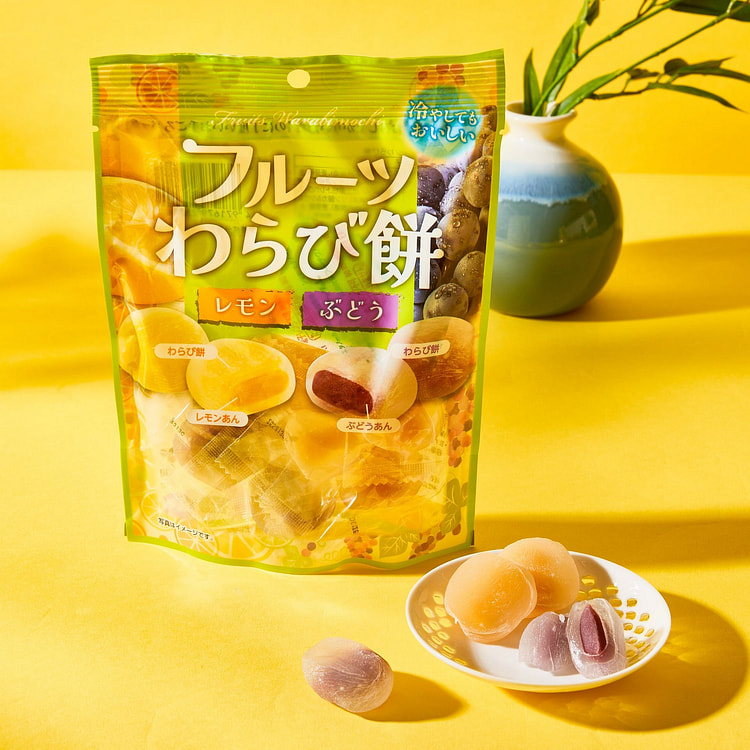 Lemon & Grape Warabimochi (9 pieces)