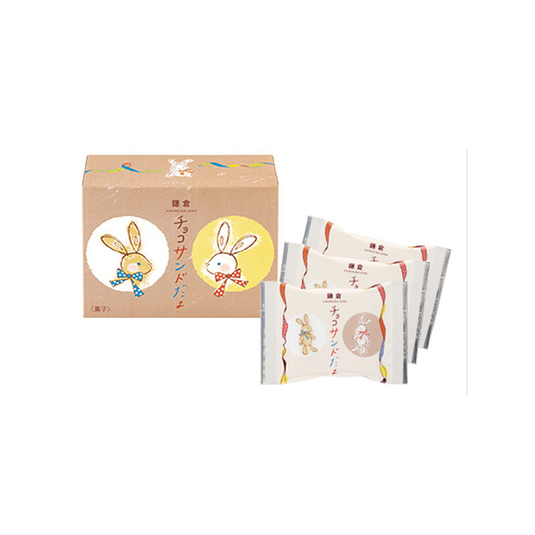 镰仓五郎本店 镰仓巧克力夹心饼干 6枚装 6 份