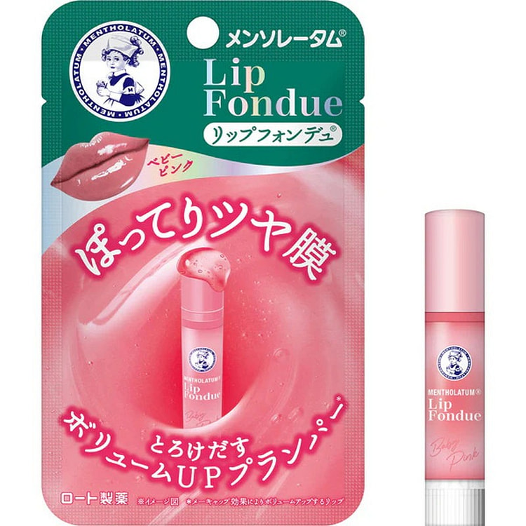 ROHTO Mentholatum Lip Fondue [3.2g, Baby Pink] 3.2 g