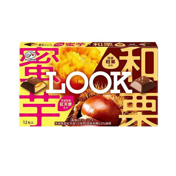 不二家 巧克力 蜜芋&栗子 12枚 1 份