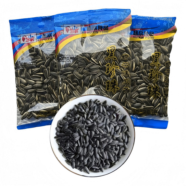 小官家 油葵黑珍珠瓜子奶茶味小瓜子 28g*10袋 280 克