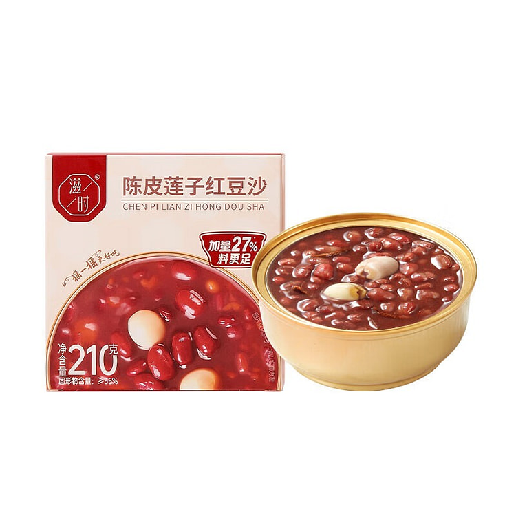 陈皮莲子红豆沙210g*5碗即食八宝粥 1050 克