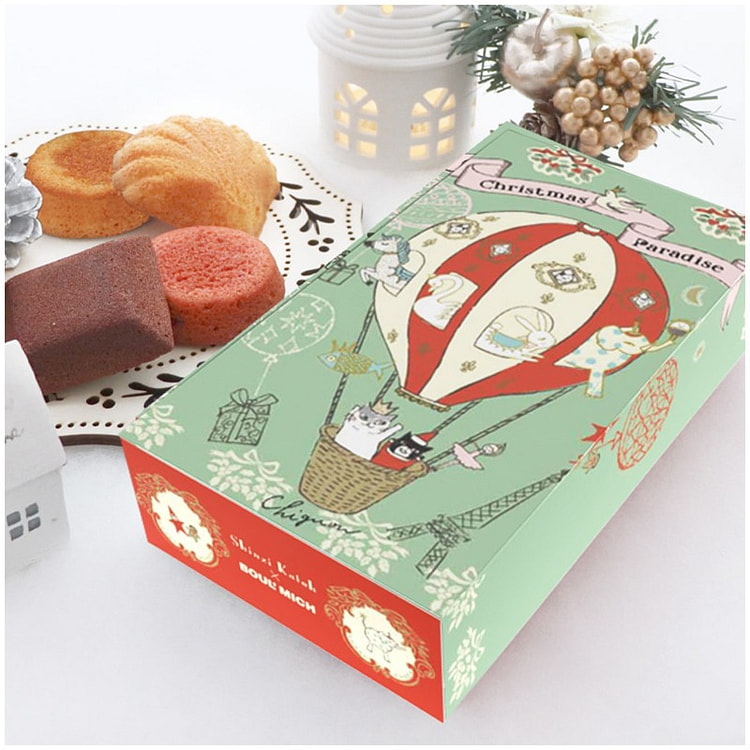 boulmich Tokyo Ginza Christmas limited edition snack cake 4-piece set