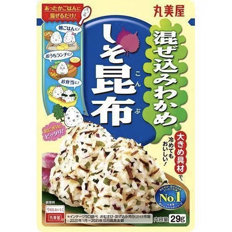 Marumiya 袋装混合裙带菜紫苏海带 29g