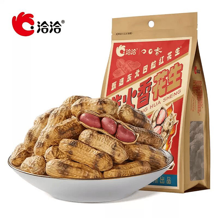 洽洽柴火香花生200g经典原味恰恰原香带壳花生 200 克