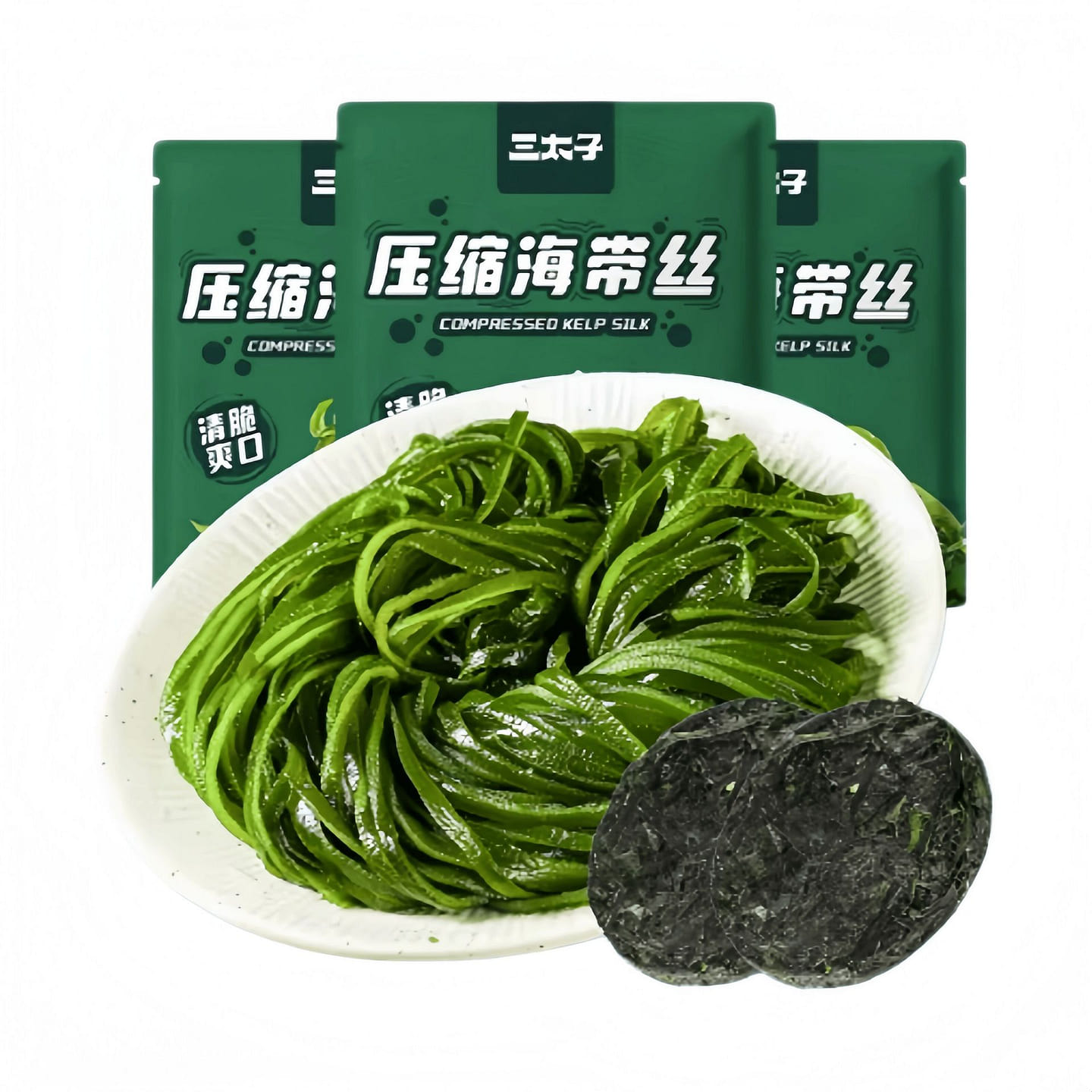 三太子 压缩海带丝高泡发 16g*5包 90 克