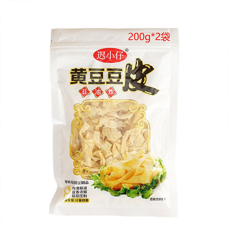 迟小仔 黄豆豆皮 豆腐皮 火锅 麻辣烫 食材凉拌菜 400 克