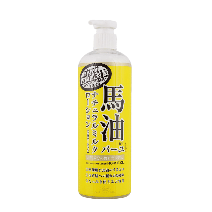 Loshi Rossi Moist Horse Oil Milk Lotion for Body 485 ml