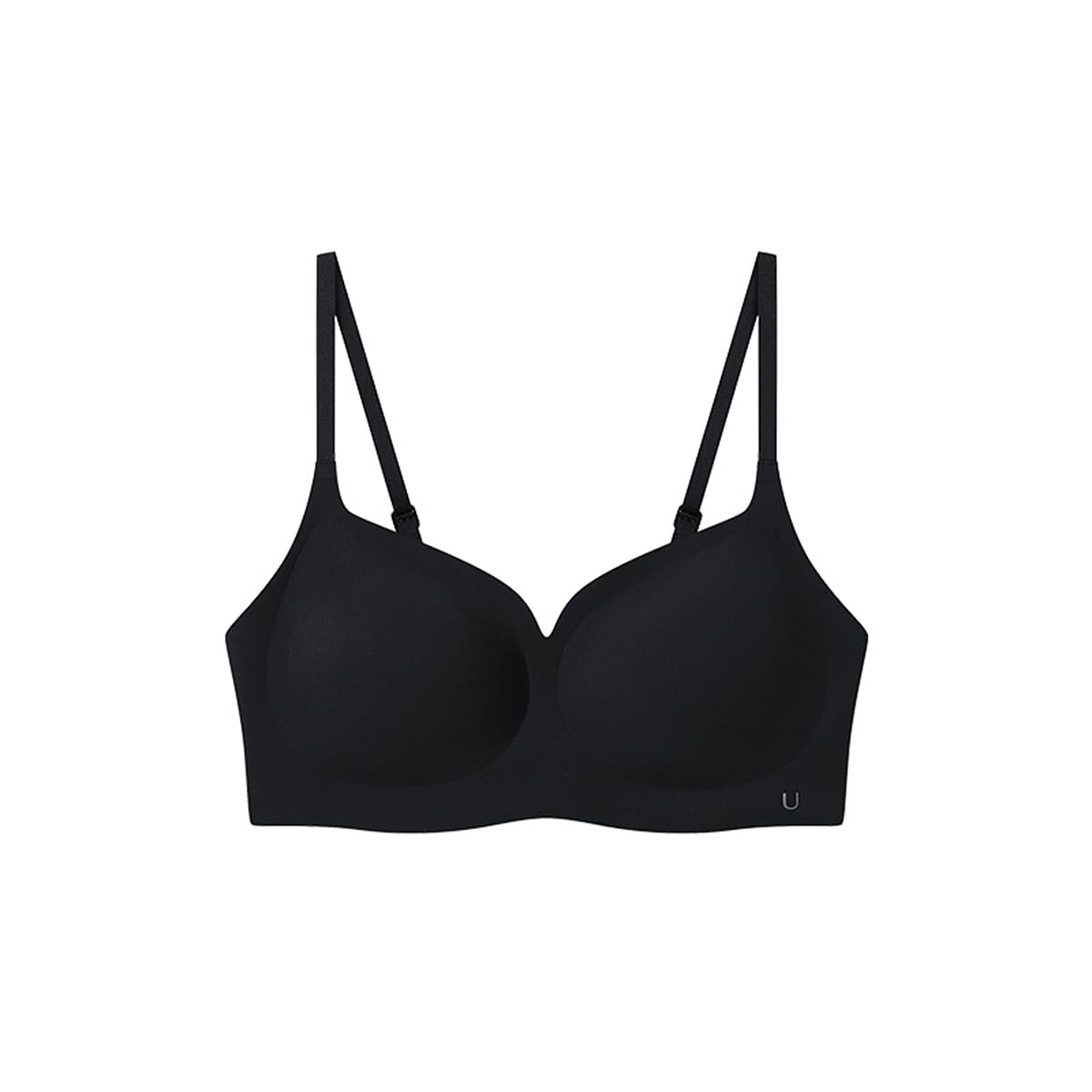 Ubras Comfort Princess Collar Bra, Size-Free Bra-Black-Vest Type 50 g