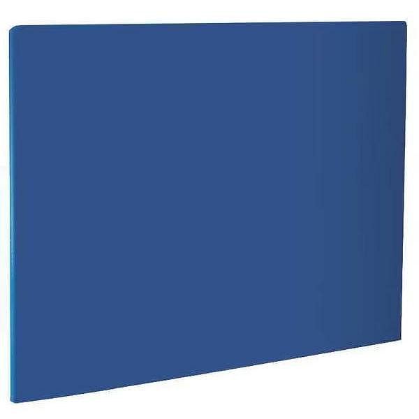 Cutting Board, 24 in. L, Blue, Polyethylene 2 lb