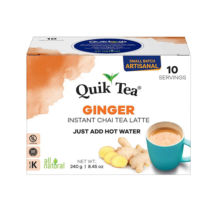 QuikTea Ginger Chai Latte 240 gram 1 box
