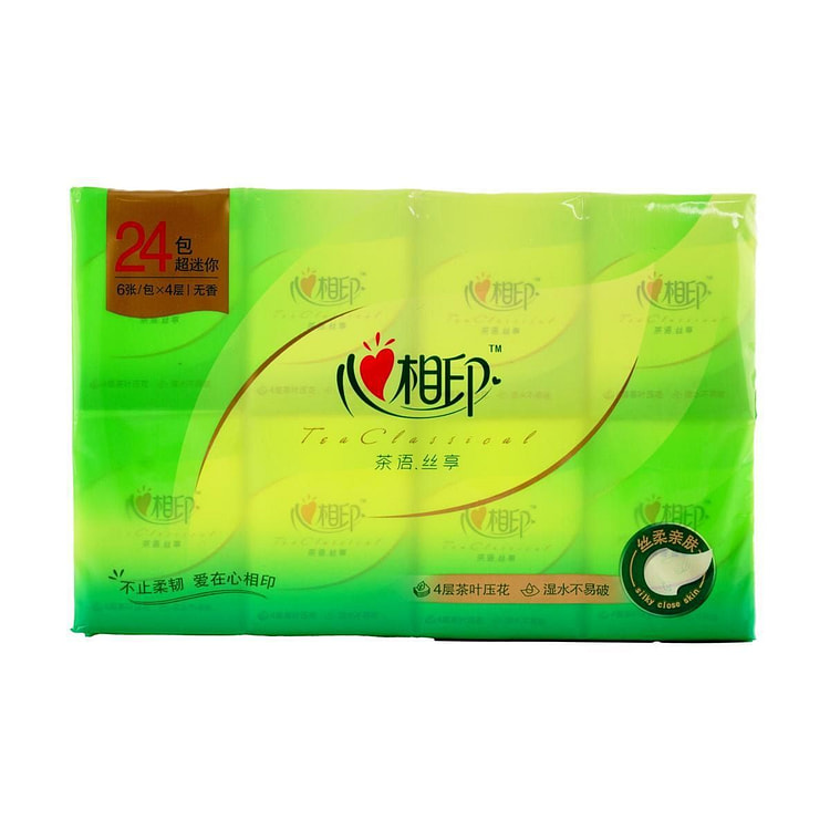 心相印 茶语丝享系列迷你手帕纸 24包