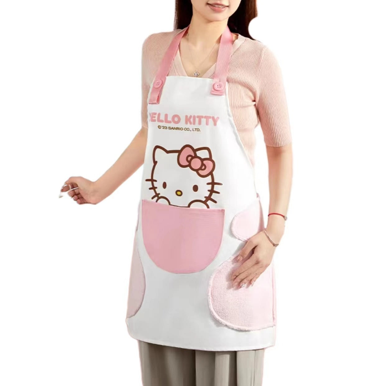 Cooking Apron Cute Waterproof Apron-Hello Kitty 1 each