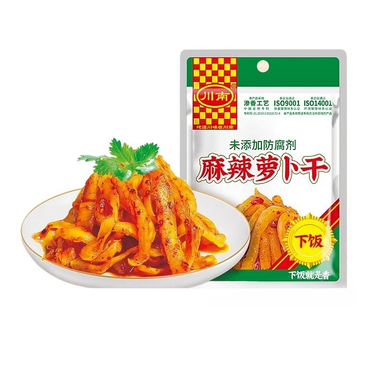 川南麻辣萝卜干咸菜53g*6袋 318 克