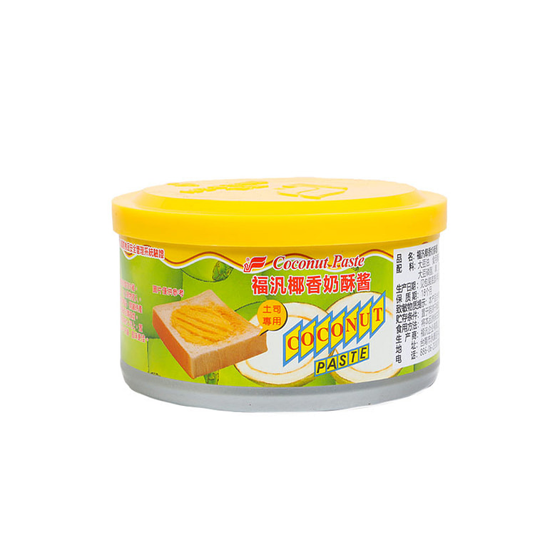 福汎 台湾进口涂抹椰香奶酥酱200g*1罐
