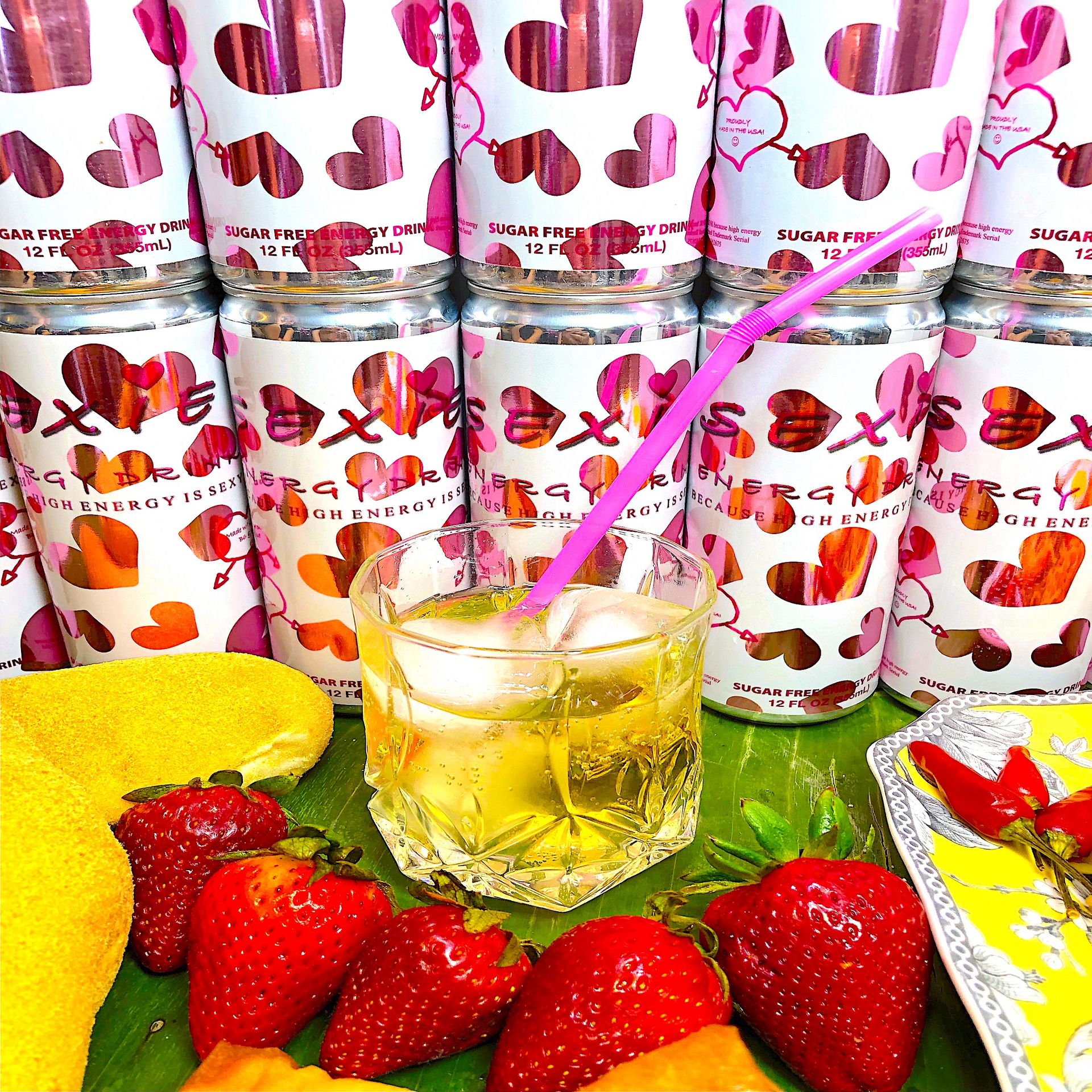 SPECIAL "SEXIE ENERGY DRINK" SUGAR FREE 5 CALORIES ONLY MADE IN USA! 12 oz
