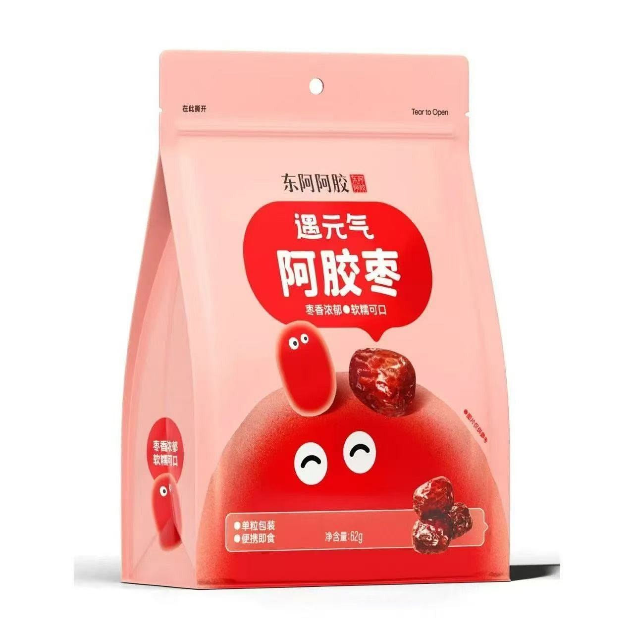 Dong’e Ejiao meets Yuanqi Ejiao Jujube 62g*1 bag 1 pack