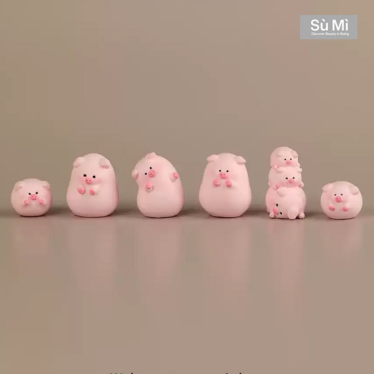 SUMI粉红小猪 微世界礼盒装