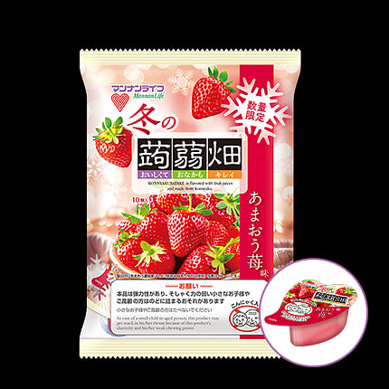 甘王 いちご味こんにゃくゼリー 25g