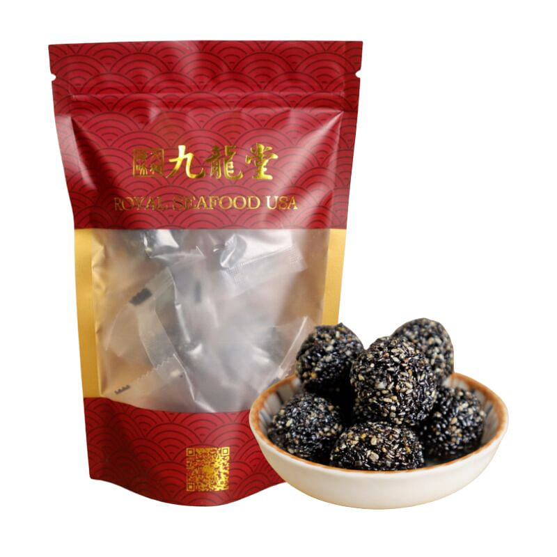 Royalseafood USA Ready to Eat Black Sesame Balls 8 oz