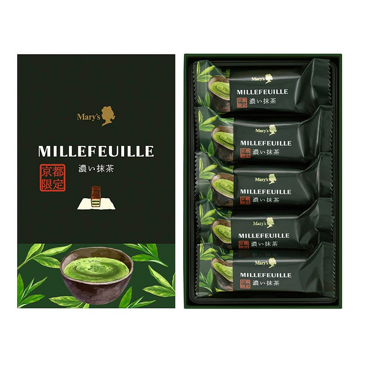 玛丽巧克力 抹茶浓厚巧克力千层酥 5个