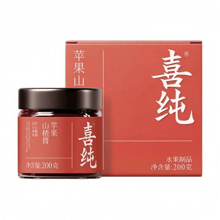 Xichun Apple Hawthorn Paste Drink Mix 200g*1 Jar 200 g