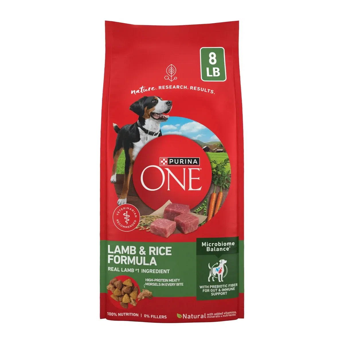 Purina ONE Lamb & Rice Dry Dog Food 8lb 1 pack