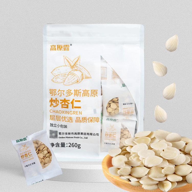 高原露炒杏仁炒货260g*1袋