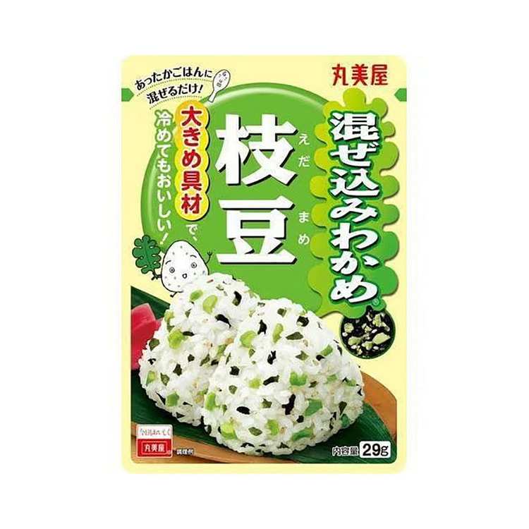 MARUMIYA 丸美屋 混合裙带菜毛豆 饭团佐料 29g
