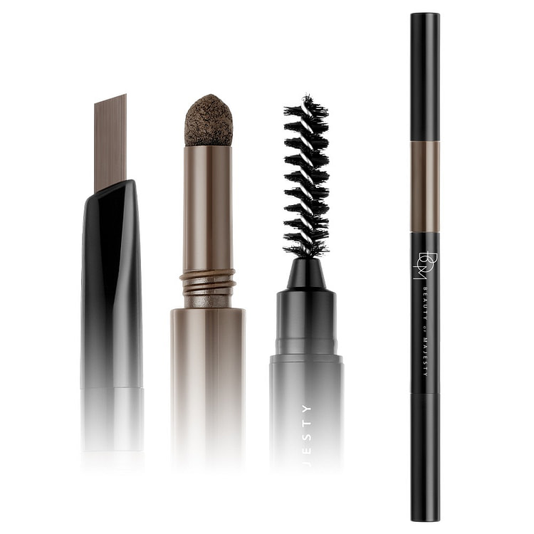 BOM 3IN1 TRIPLE EDGE EYEBROW #01 GRAY BROWN 0.2 g