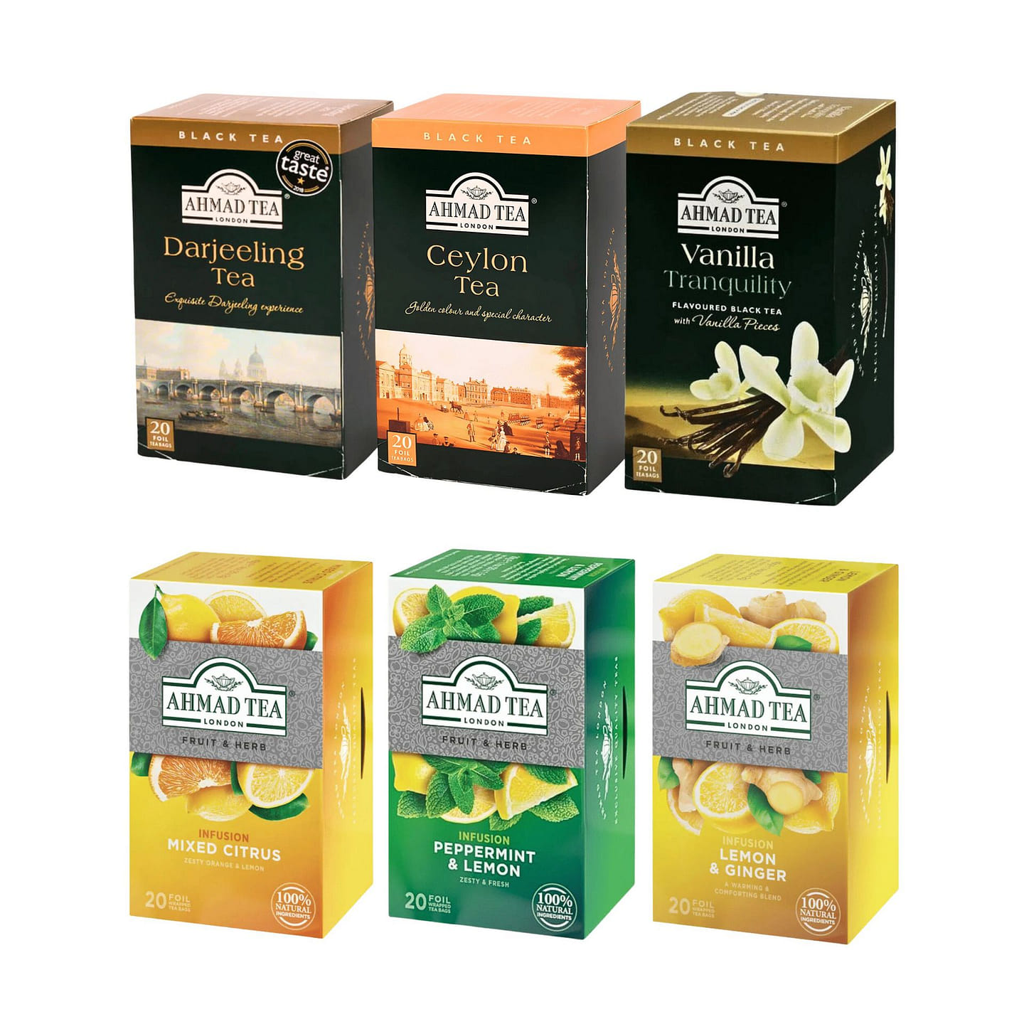 Combo AHMAD Classic & Herbal Mix 1 each
