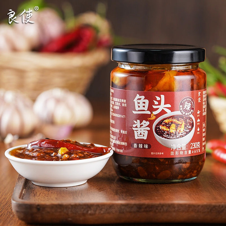 香辣鱼头酱椒 温州风味蒸鱼专用酱 1瓶