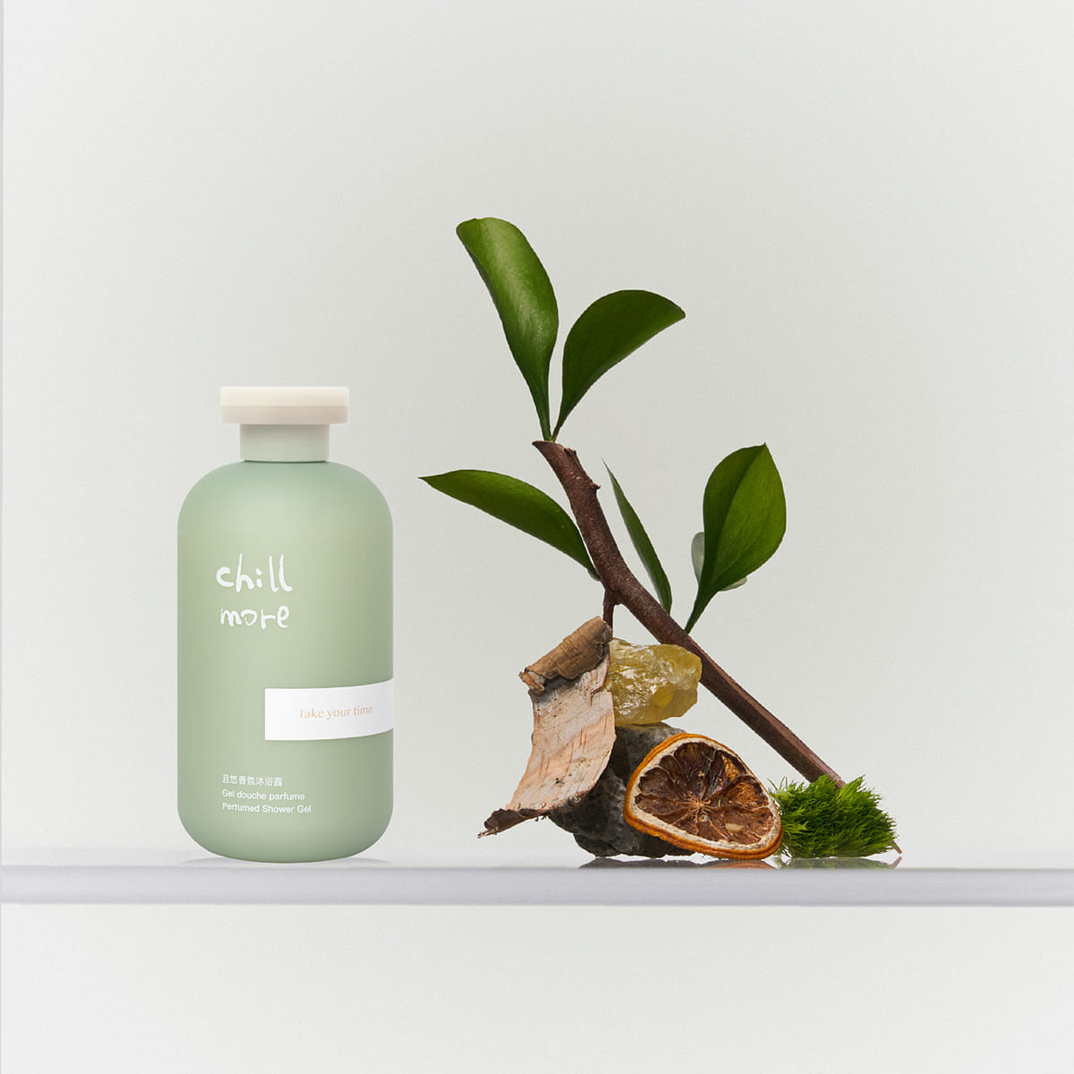 chillmore Fragrance Body Wash Aromatic Woody Tones 300 ml
