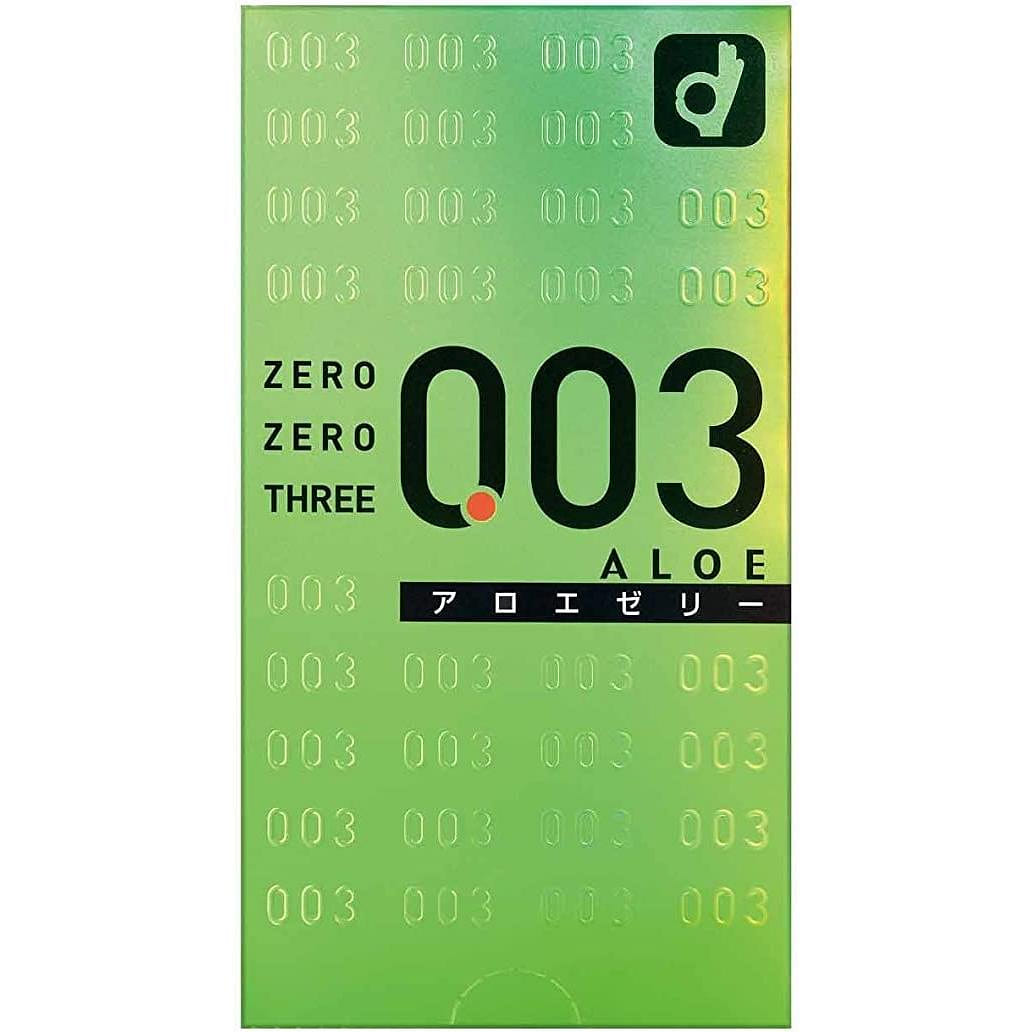 OKAMOTO Zero Zero Three 0.03 Condoms Aloe Jelly 10pcs 1 each