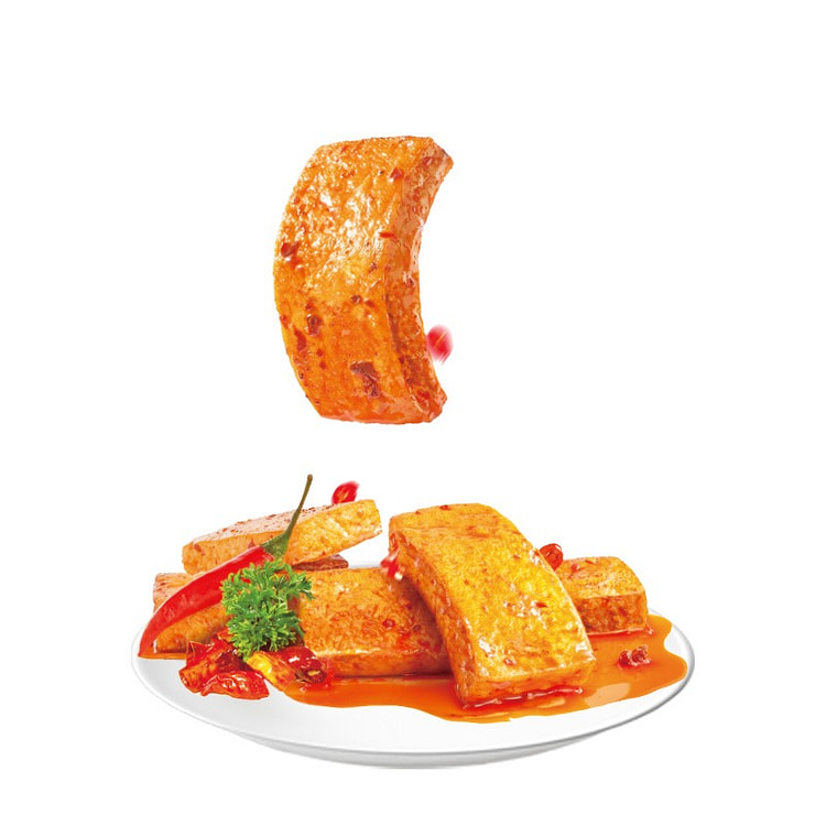 劲仔厚豆干40包好吃的麻辣零食豆腐干小吃休闲小零食吃货食品香辣味400G*2