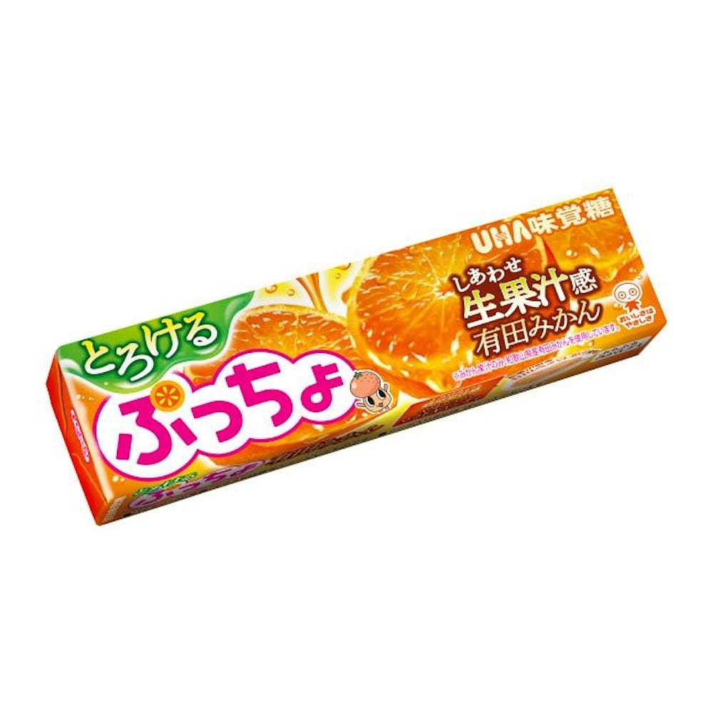 UHA Puccho Stick Juicy Orange Soft Candy 10pc 1 count