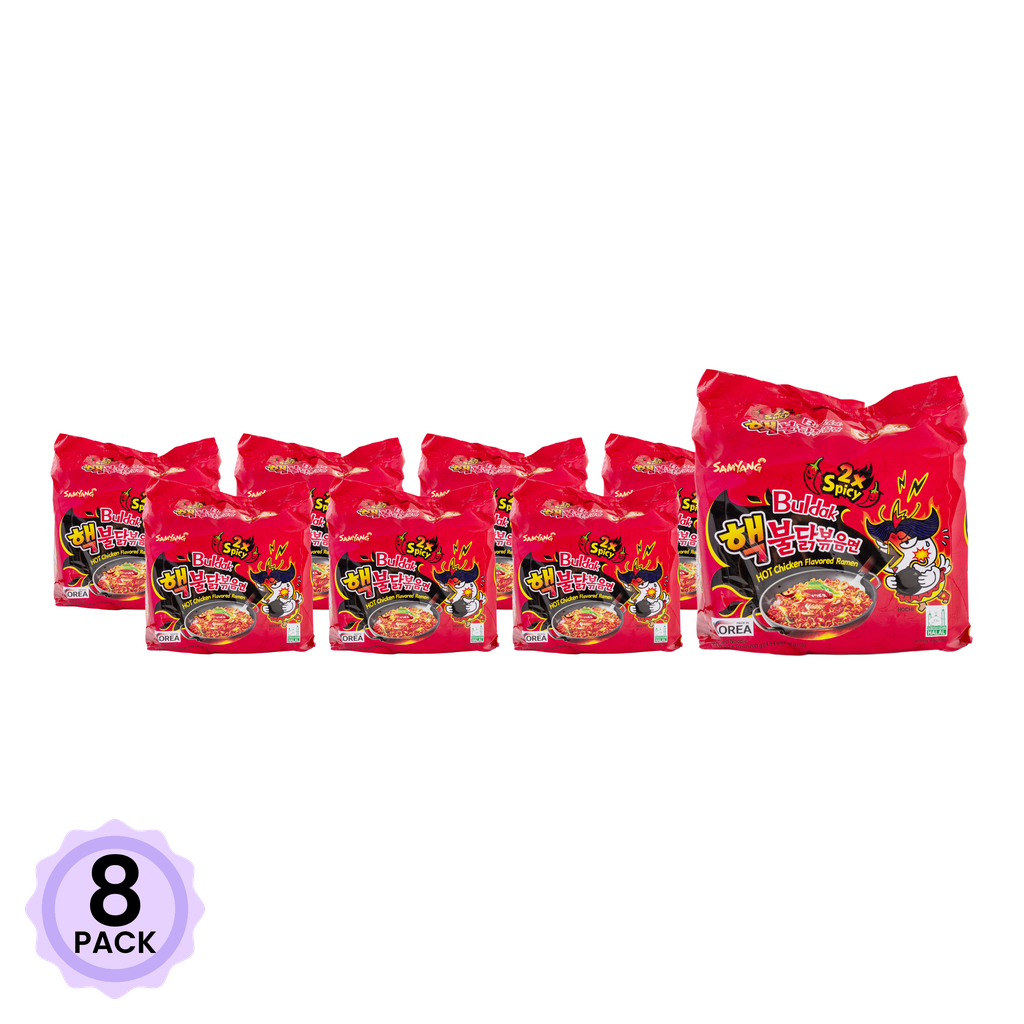 極辛ブルダック炒め麺（袋） 24.7 オンス*8 パック - Weee!